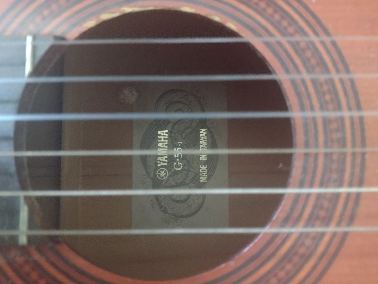 Yamaha G-55-1 Classical Guitar with Korg Tuner and Case - photo 3