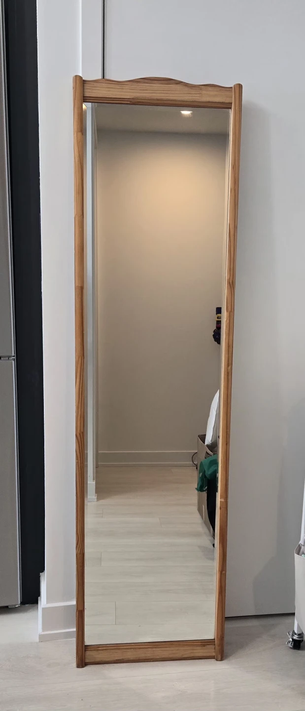 Wooden Framed Full Length Mirror