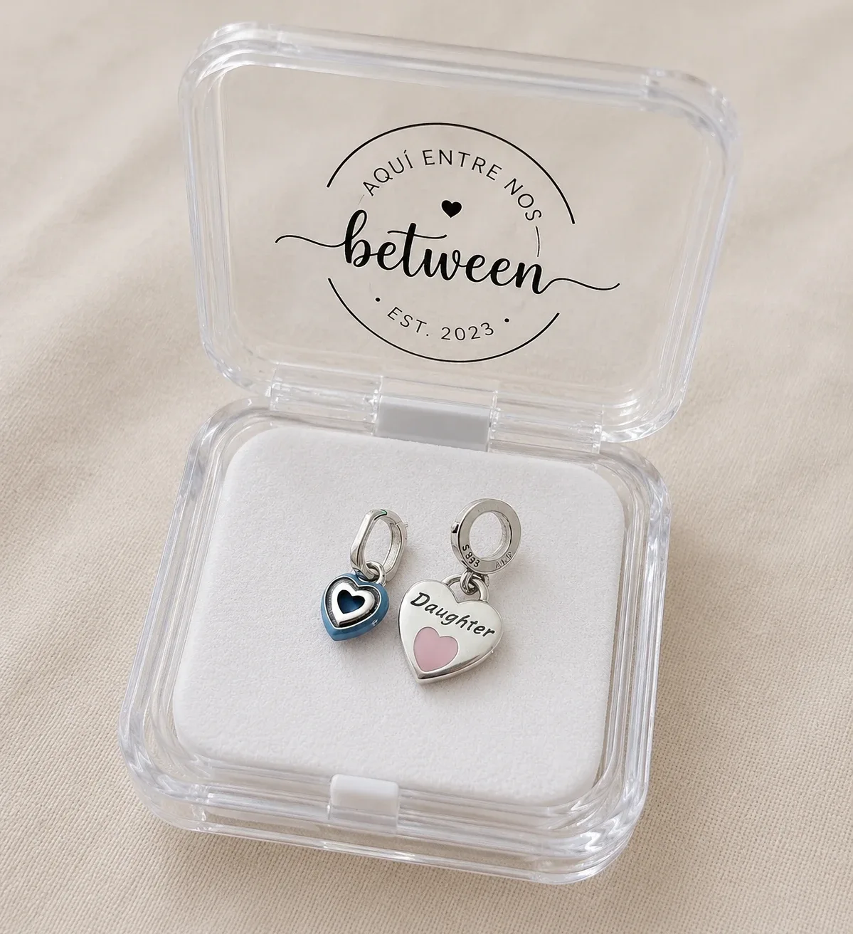 Heart Charms for Daughter