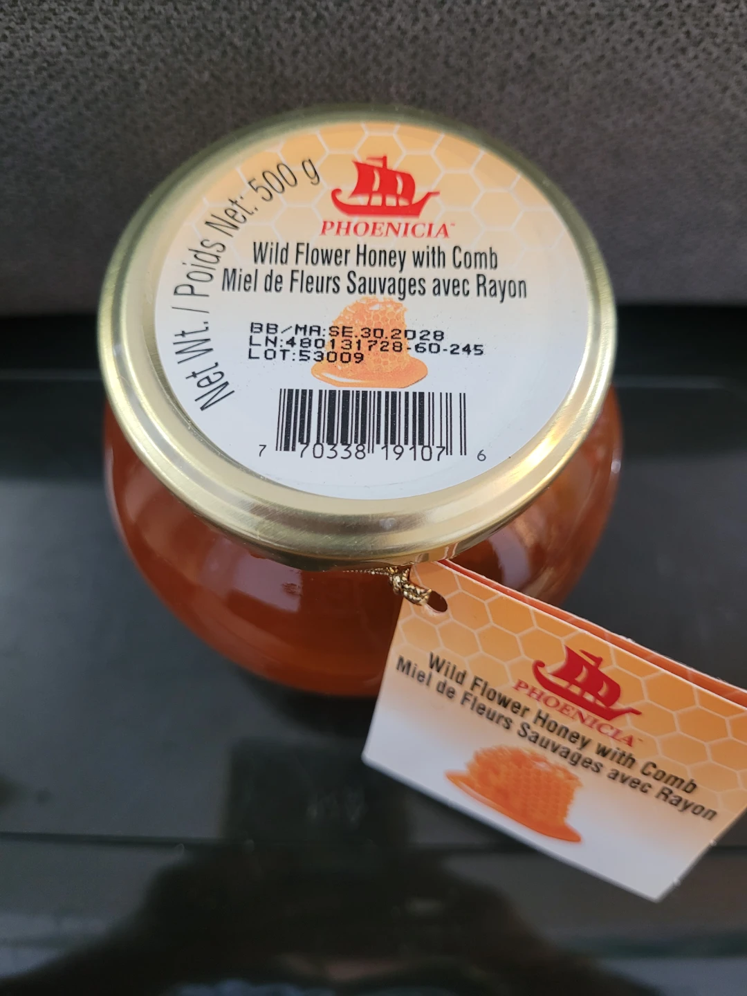 Phoenicia Wild Flower Honey with Comb 500g - photo 2