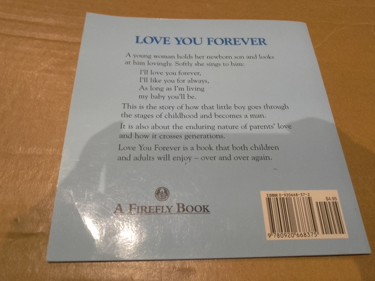 Love You Forever Children's Book ⚽ - photo 2
