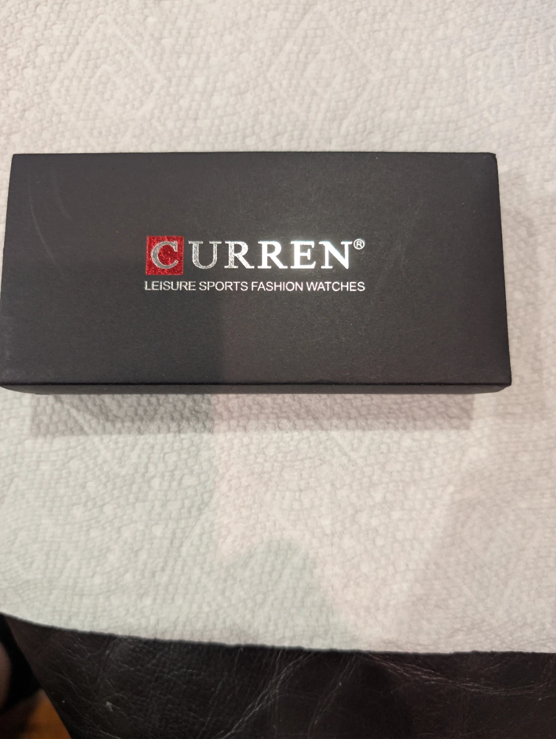 CURREN Men's Gold & Silver Chronograph Watch