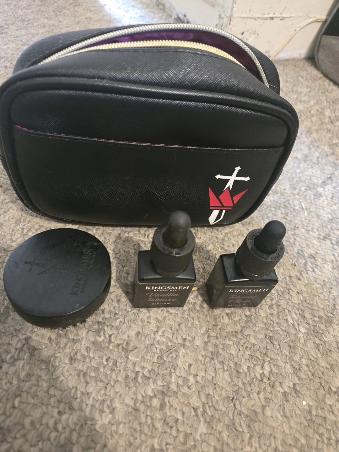 Kingsmen Beard Oil Set - Tobacco & Rum, Vanilla Tobacco