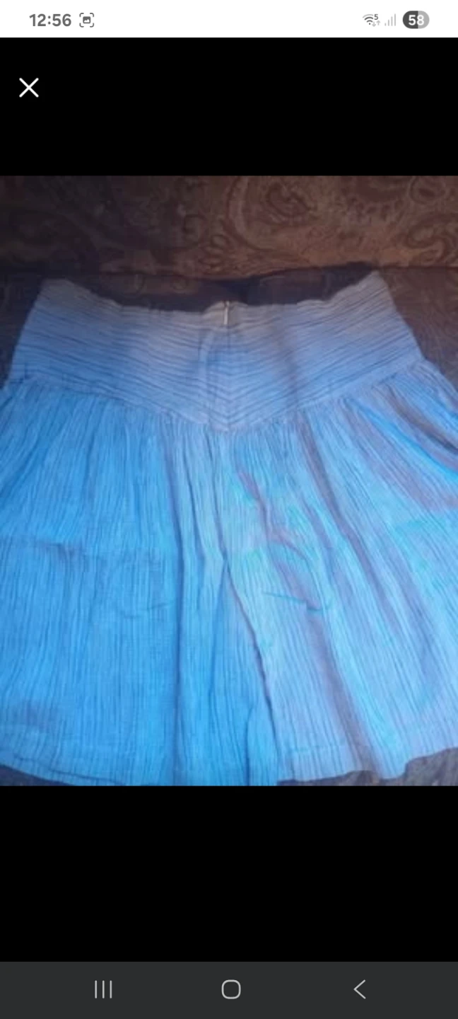 Blue Flowy Skirt - photo 3