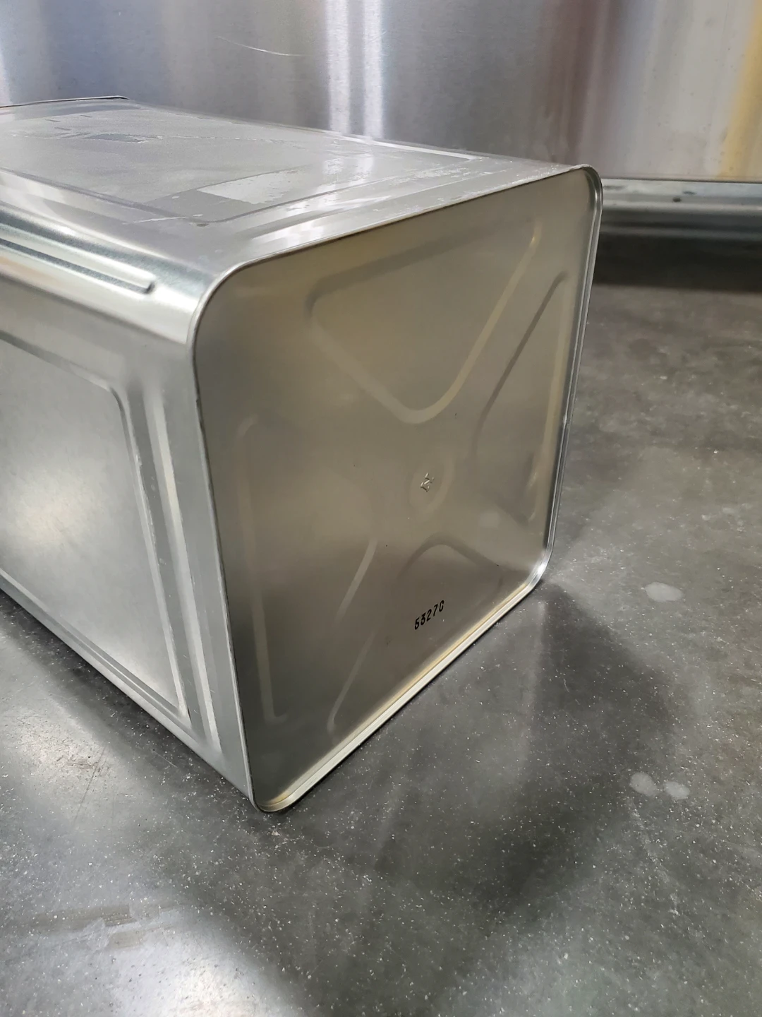 Large Metal Tin Canister - photo 2