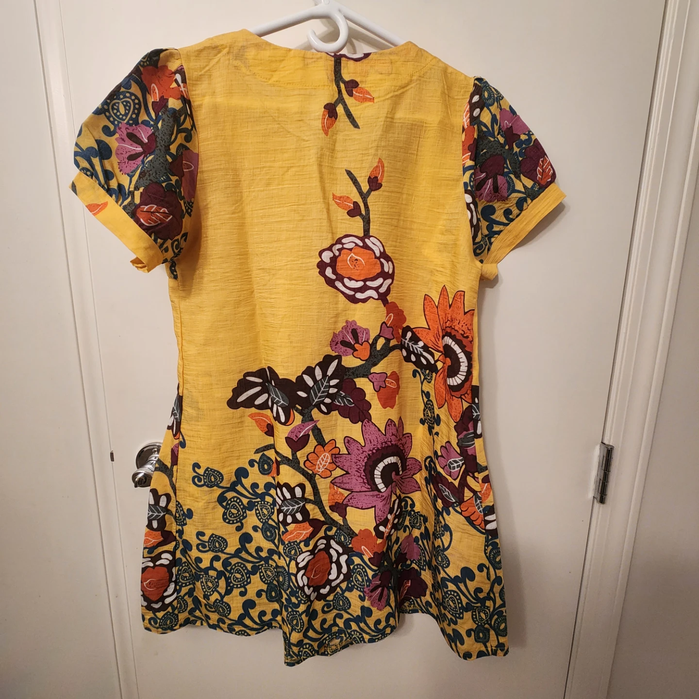 Yellow Floral Tunic Top ⚽ - photo 2