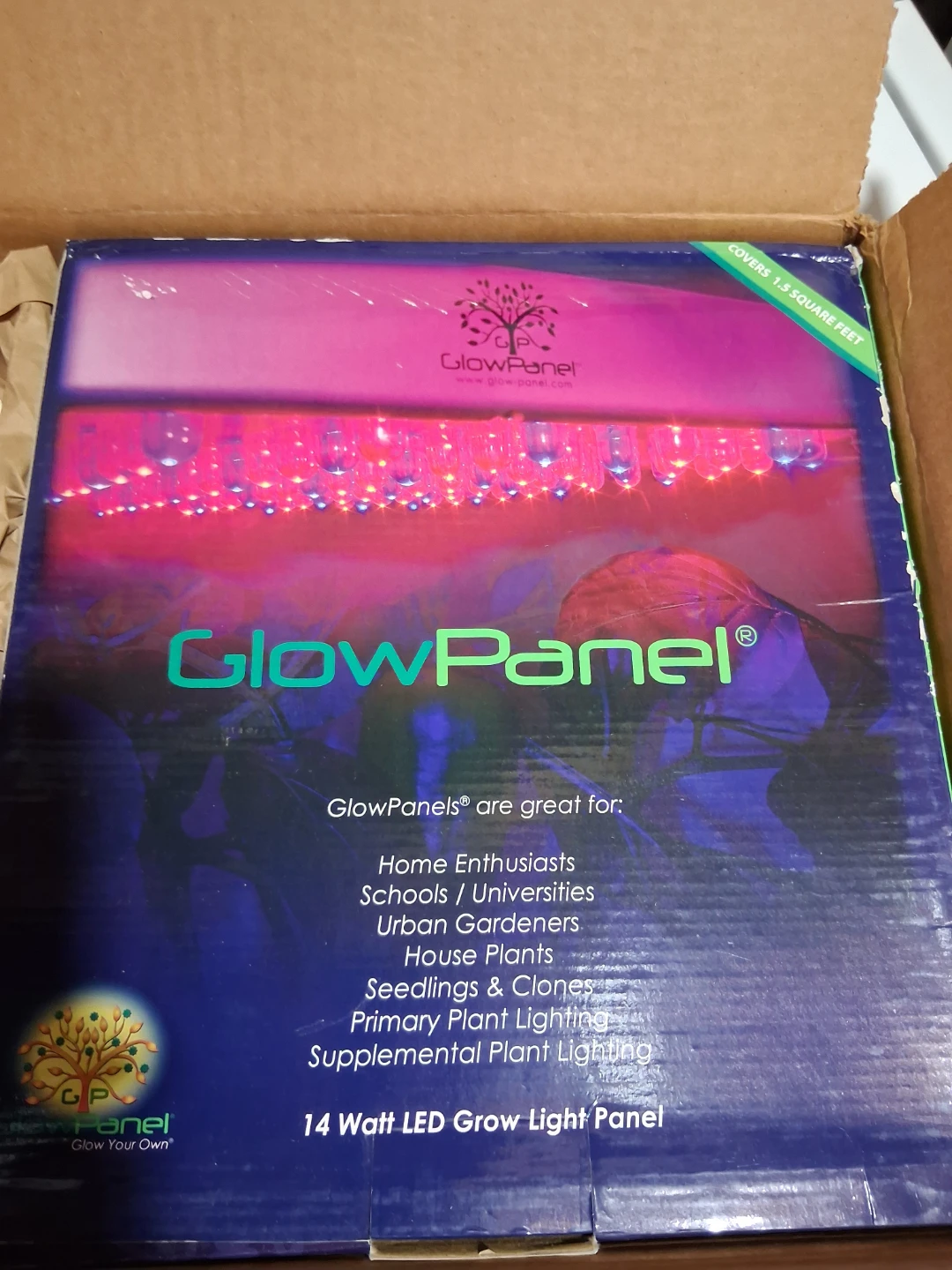 Sunshine Systems GlowPanel 14 Watt LED Grow Light Panel