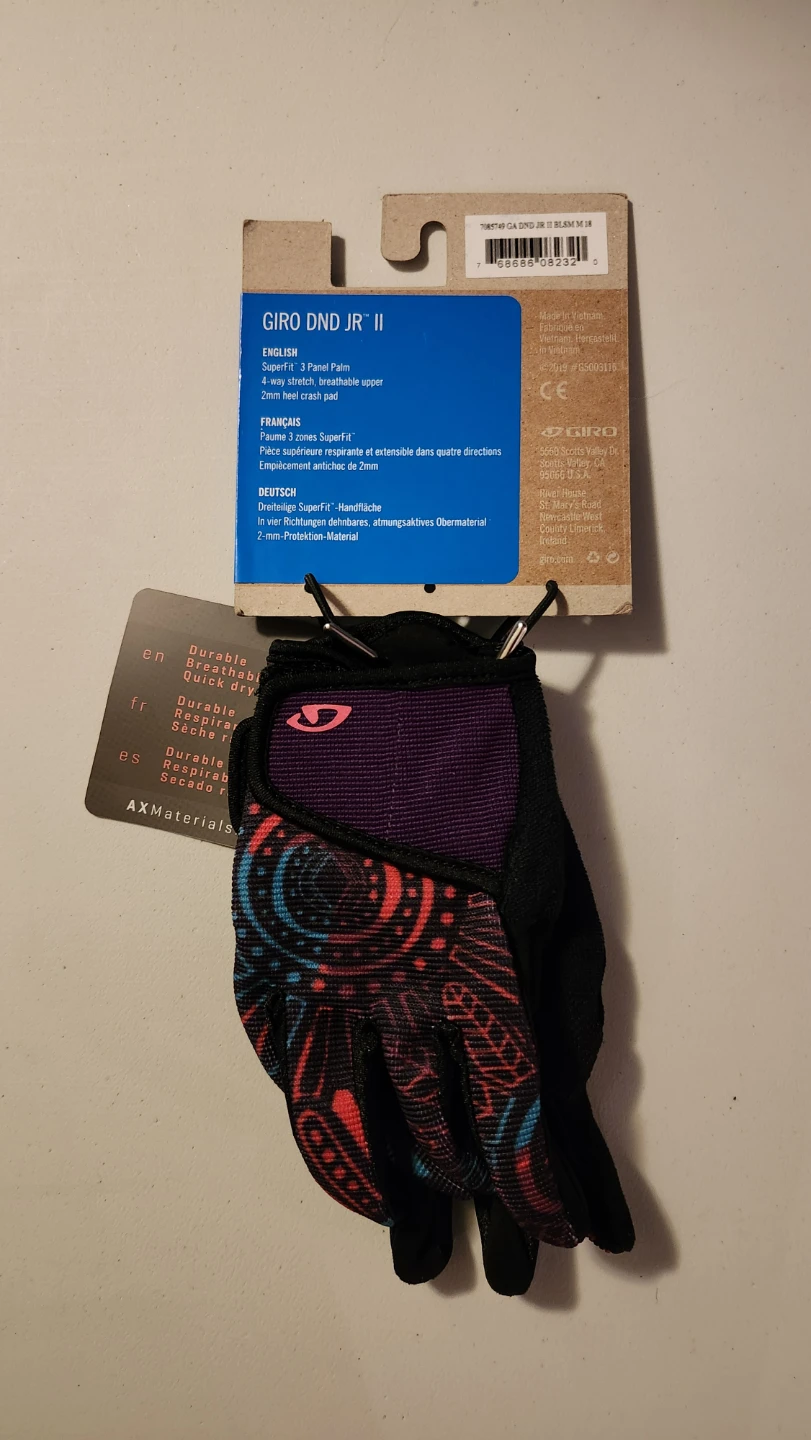 Giro DND Jr II Youth Cycling Gloves - Size M ⚽ - photo 3