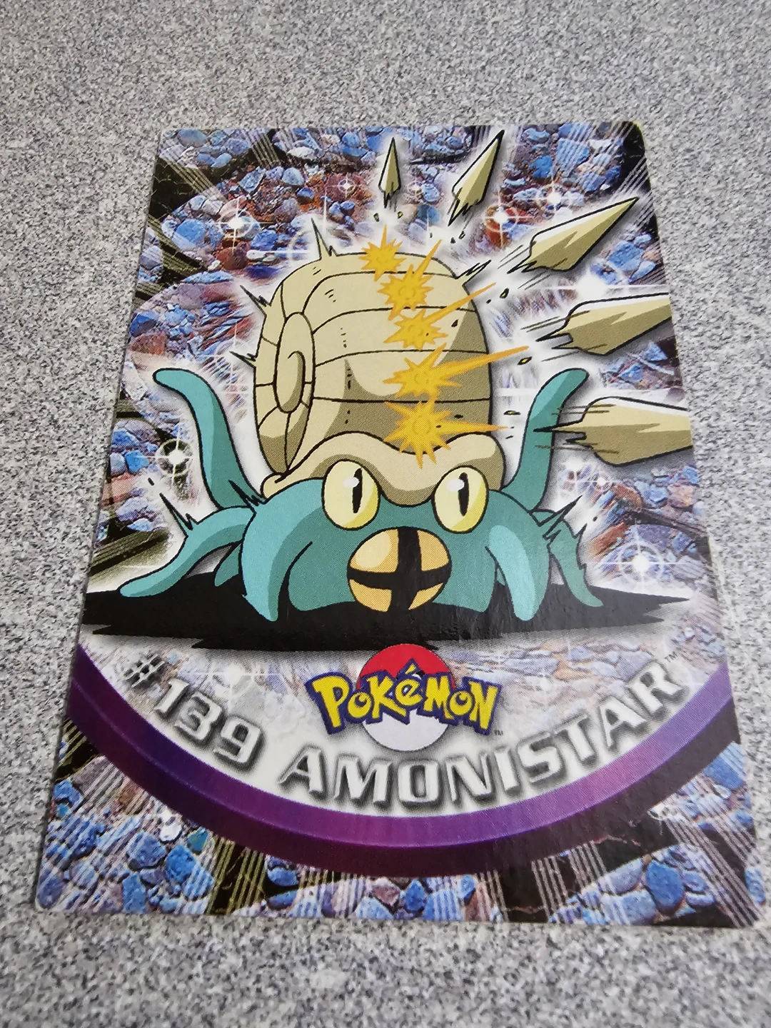 #139 Amonistar Pokemon Card