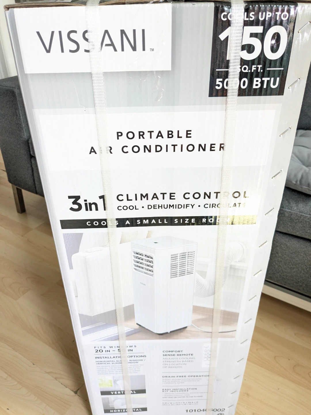 Vissani 5,000Btu PORTABLE 3 in 1 AC Unit