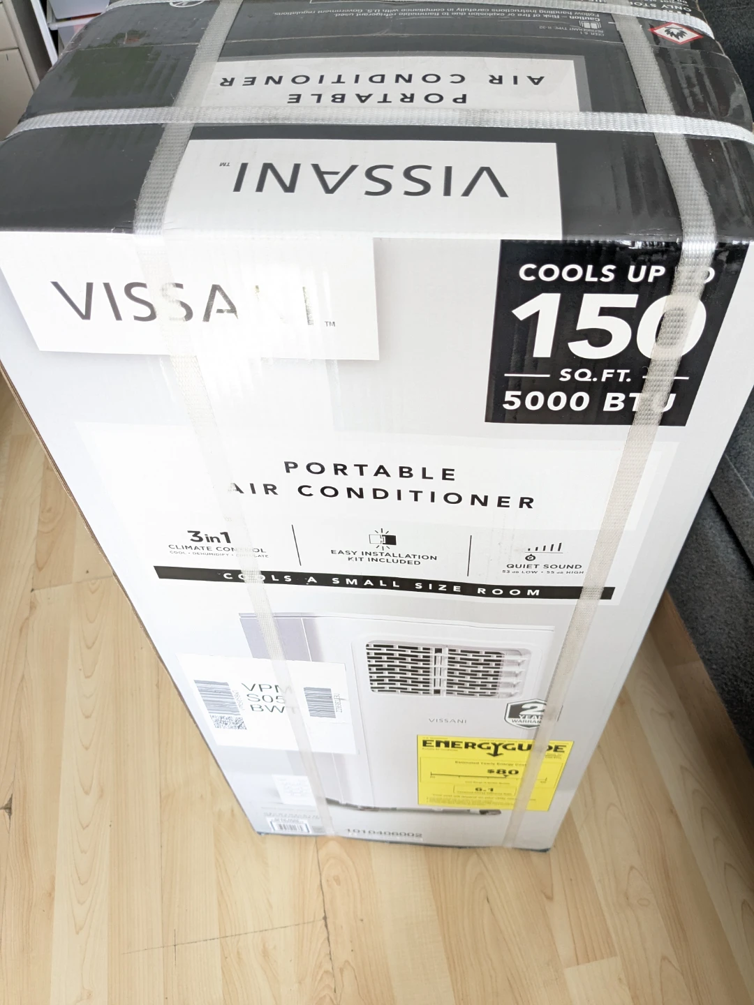 Vissani 5,000Btu PORTABLE 3 in 1 AC Unit - photo 3