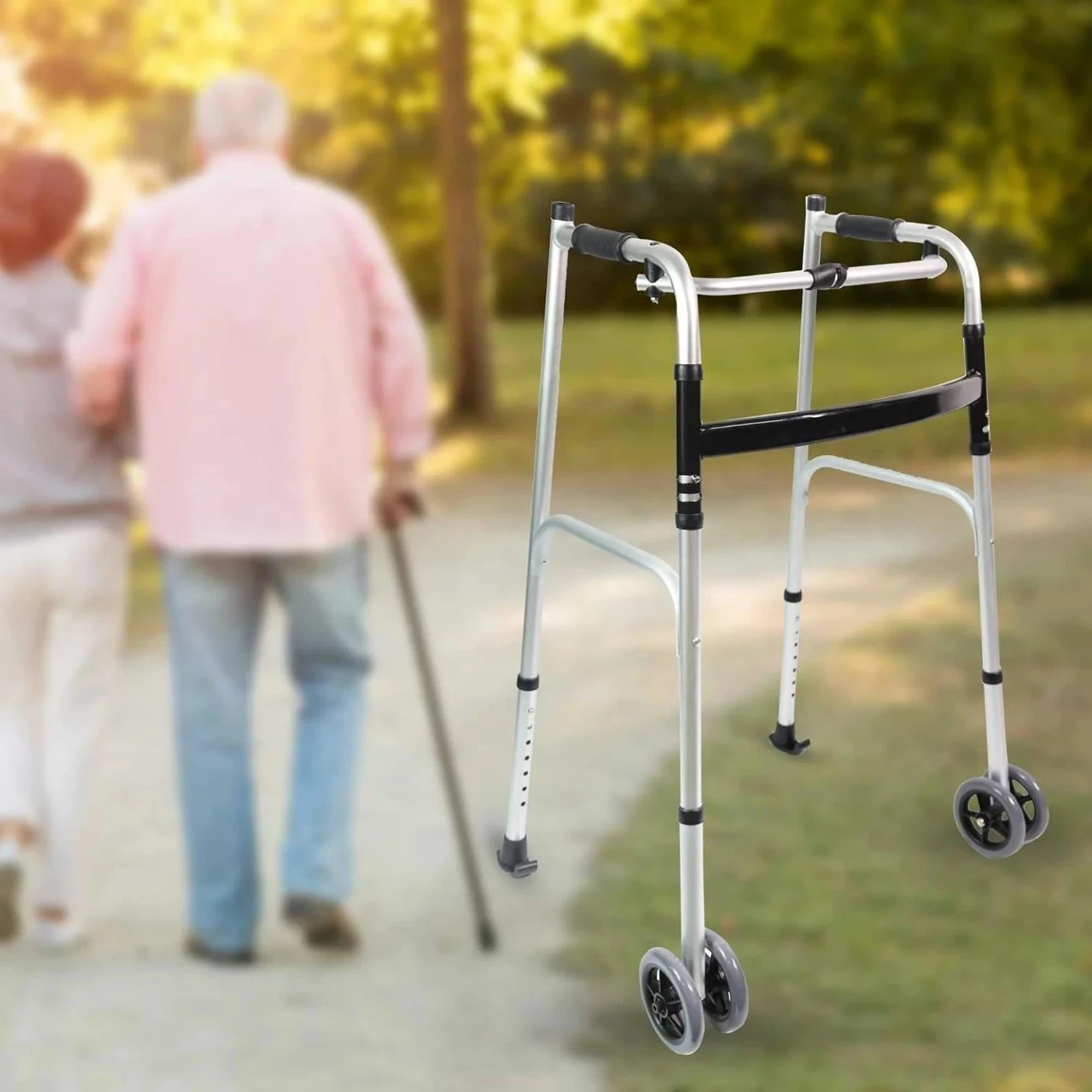 Adjustable Walker with Wheels - photo 4