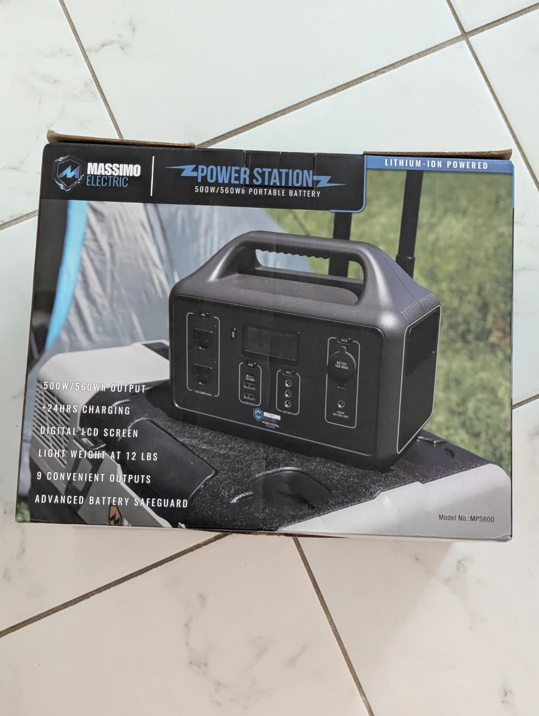 Massimo Electric Power Station 500W/560Wh Portable Battery