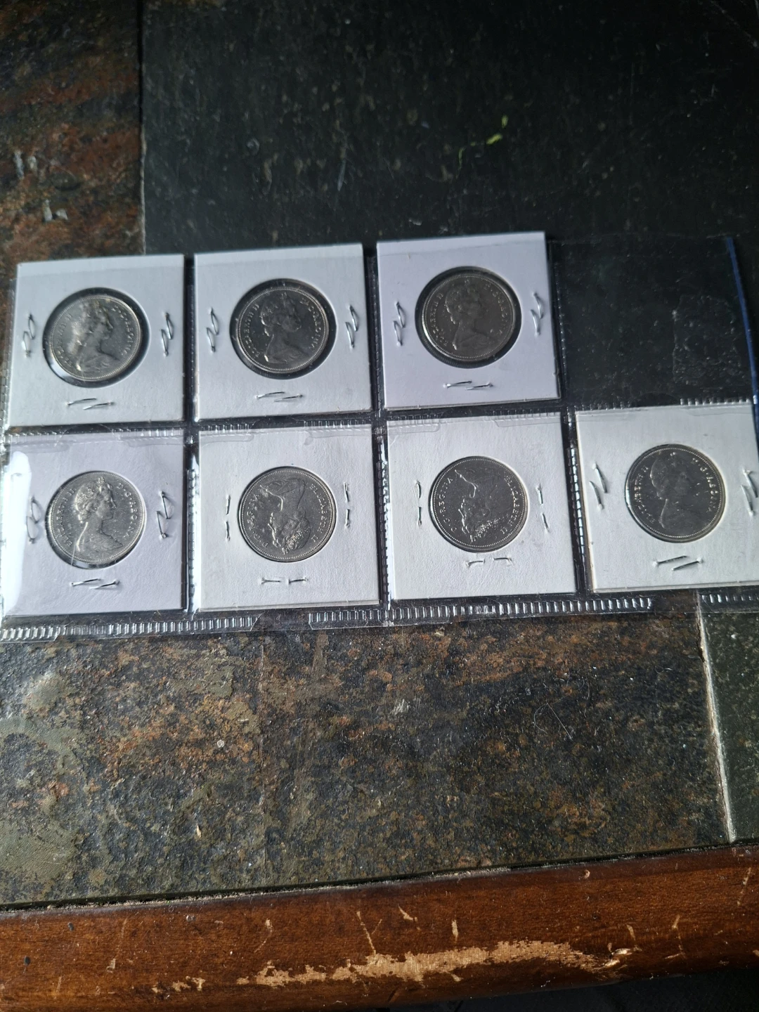 Collection of Canadian 50 Cent Coins 1968-1974 - photo 2