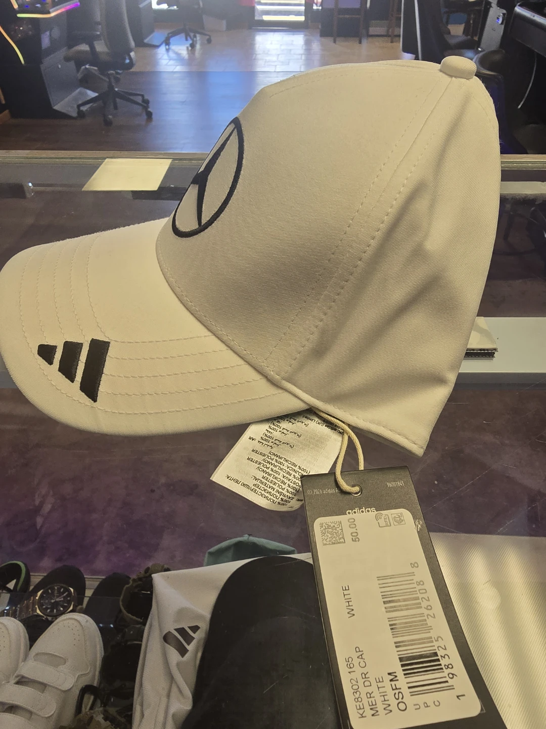 Adidas Mercedes Benz Mer DR Cap OSFM White - photo 2