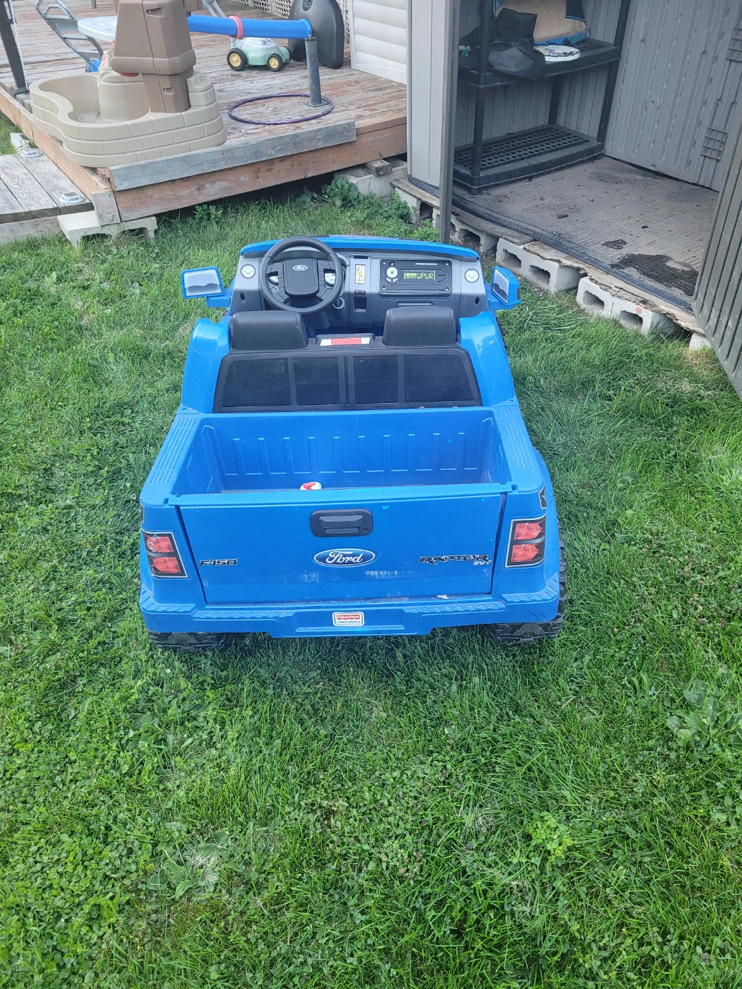 Blue Ford Raptor Ride-On Toy Truck - photo 3