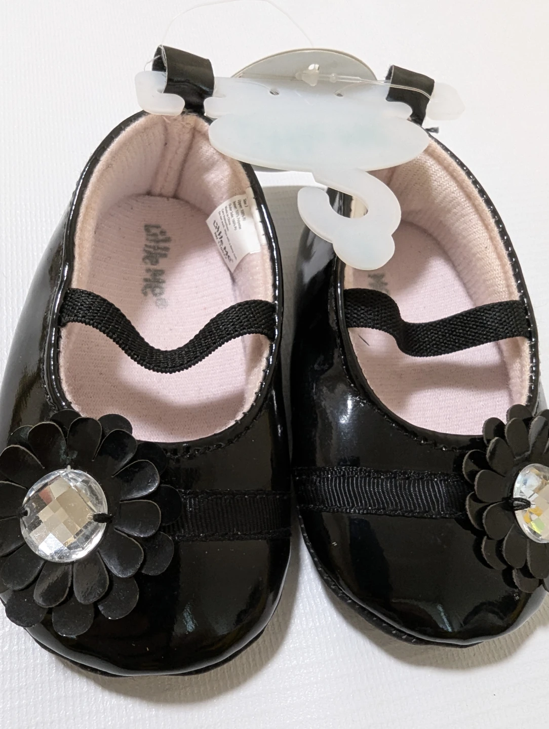 Little Me Black Patent Mary Jane Shoes Size 3 - photo 3