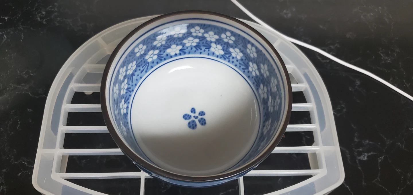 Blue and White Floral Ceramic Bowl ⚽️⚽️⚽️ - photo 2