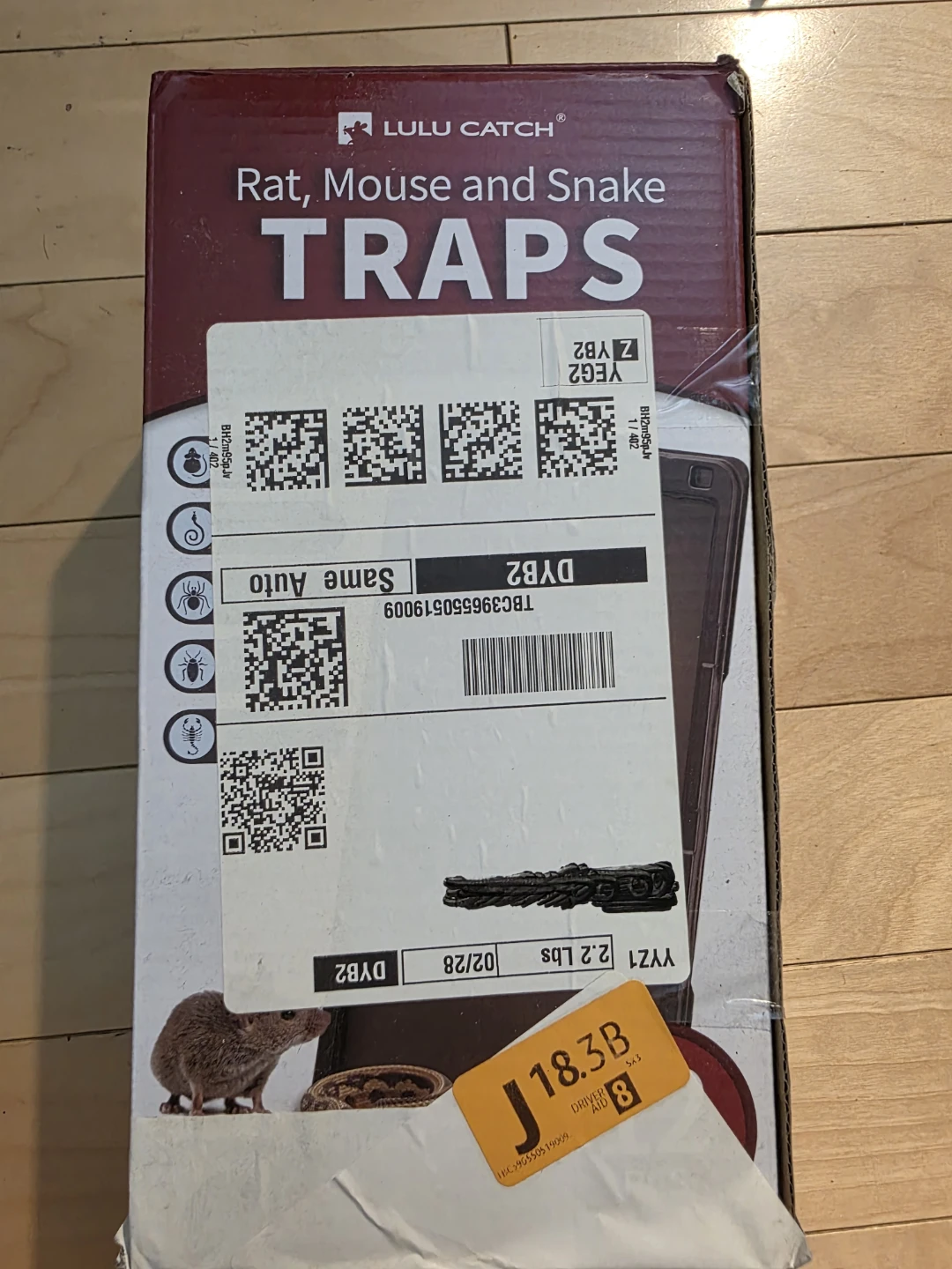 Lulu Catch Rat, Mouse, and Snake Traps - 12 Pack $20