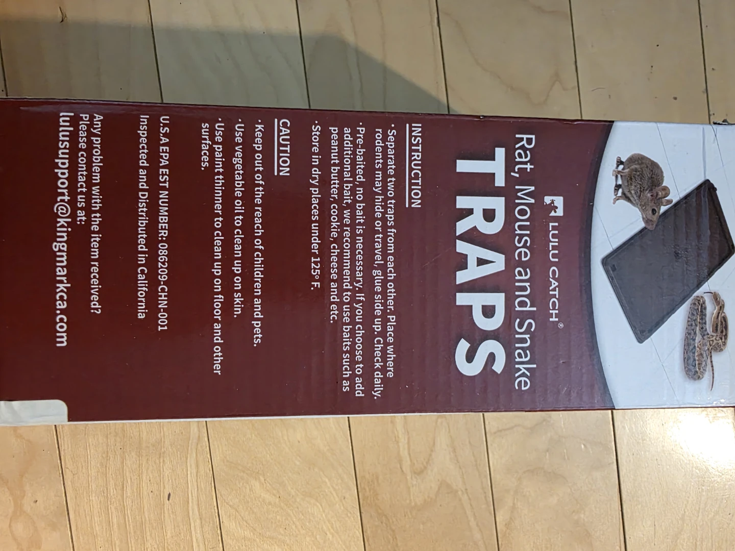 Lulu Catch Rat, Mouse, and Snake Traps - 12 Pack $20 - photo 4