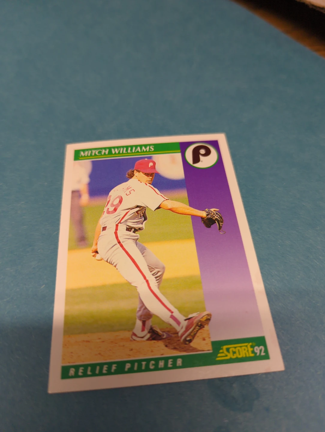 Mitch Williams Relief Pitcher Baseball Card ⚽