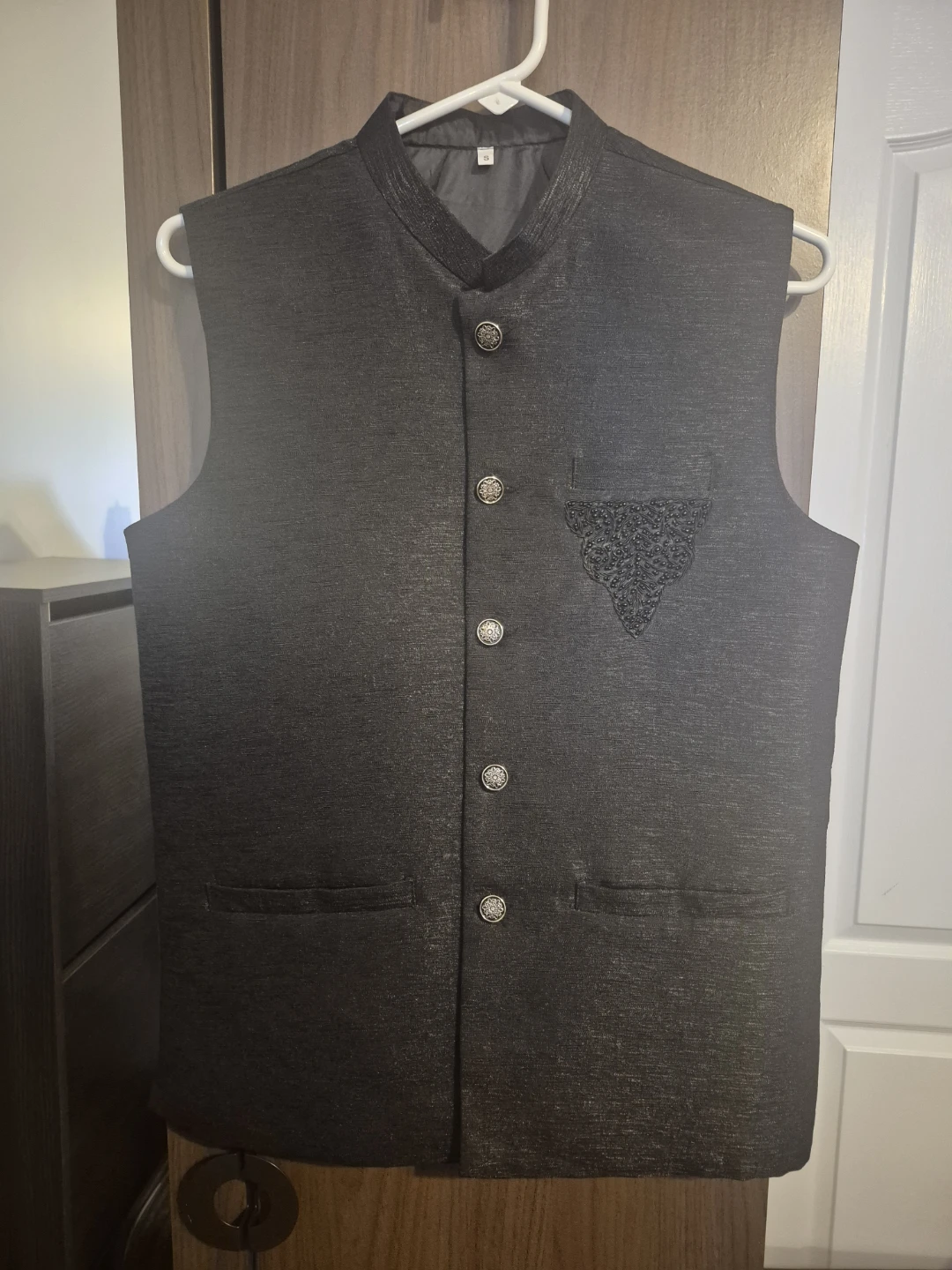 Men's Black Formal Vest