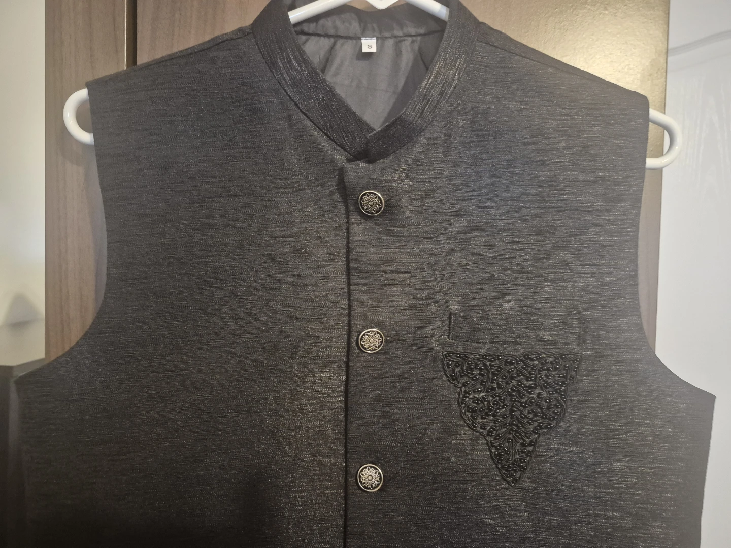 Men's Black Formal Vest - photo 2