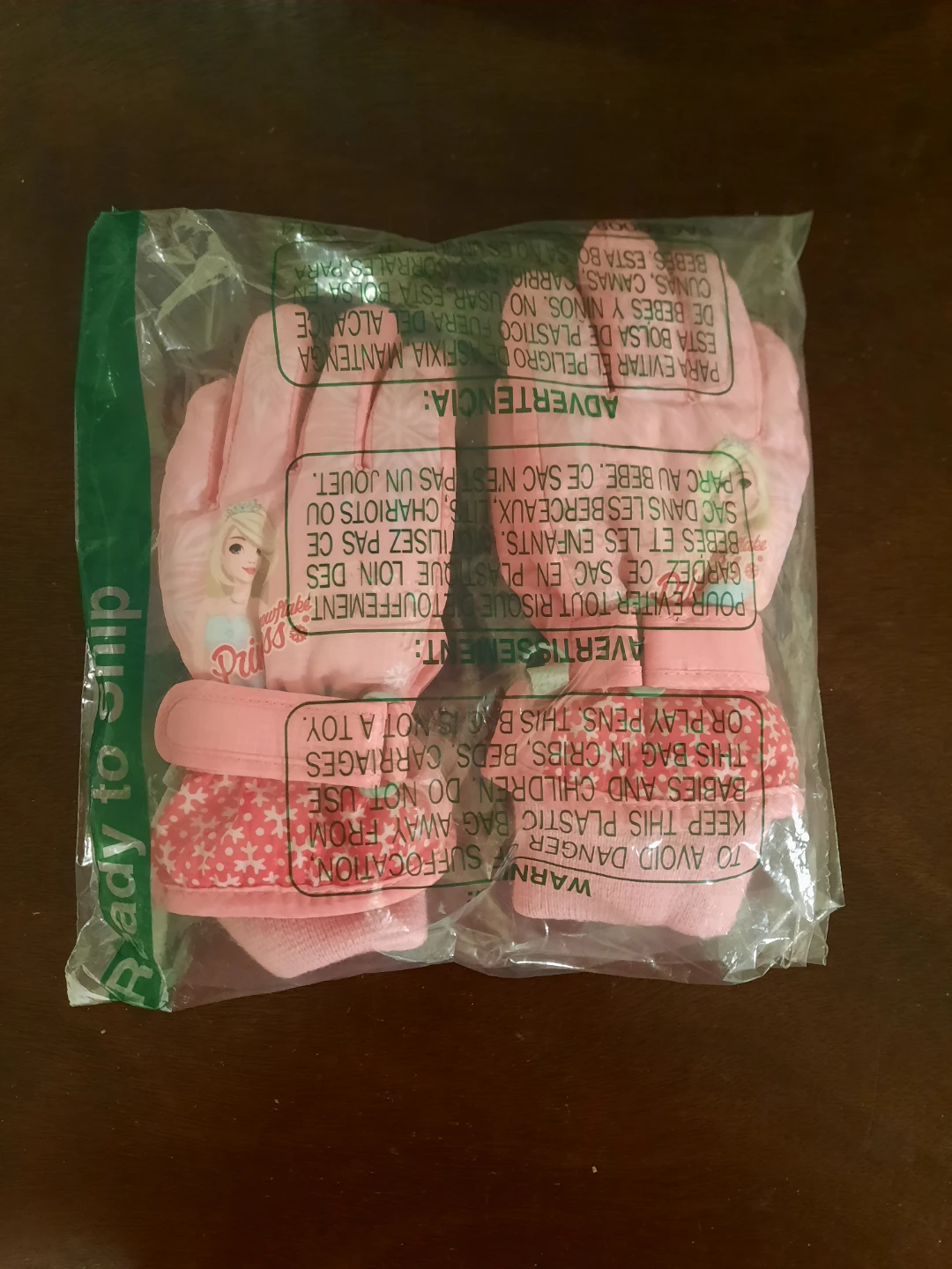 Barbie Pink Winter Gloves for Kids