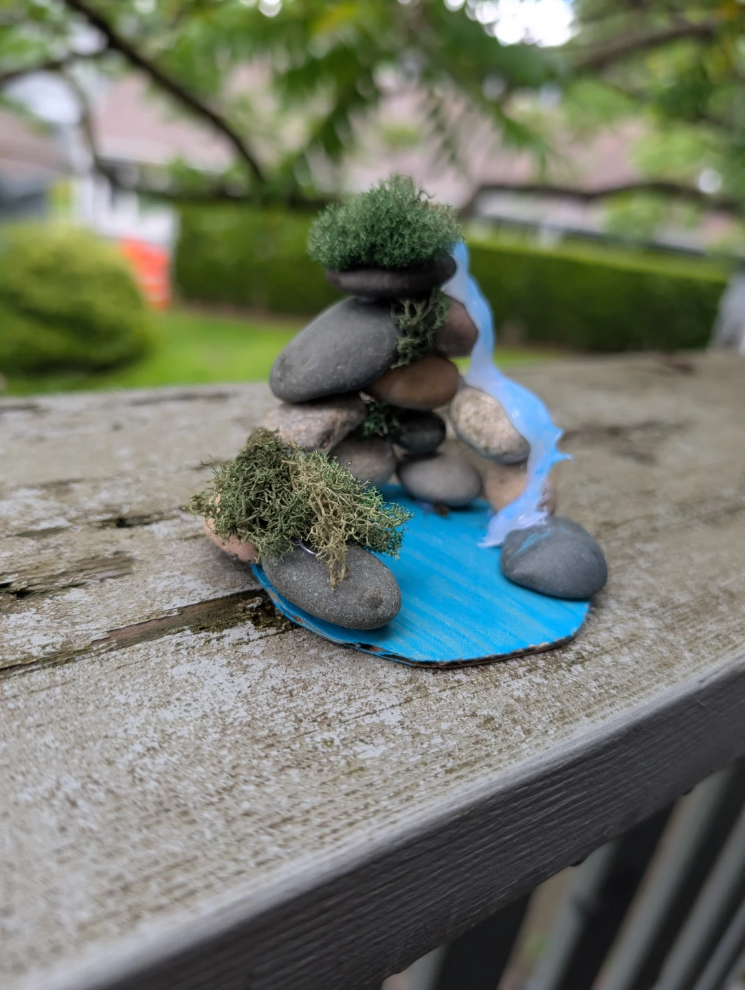Miniature Stone Waterfall Diorama - photo 3