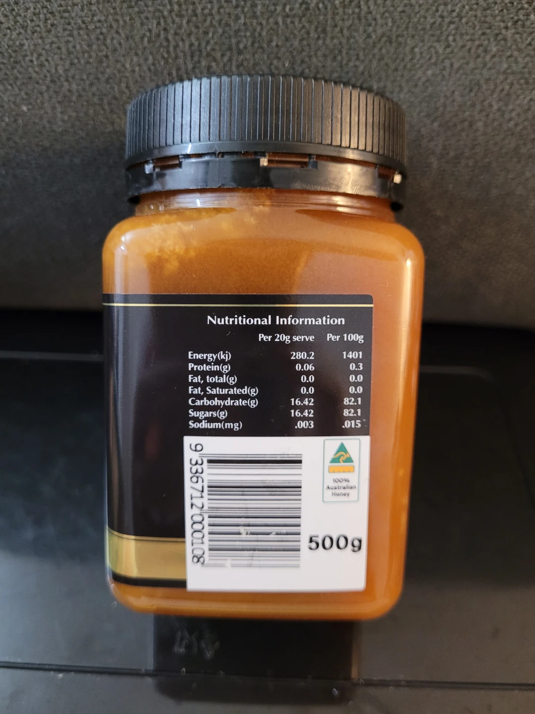 Heritage Honey Organically Produced Tasmanian Prickly Box 500g - photo 2