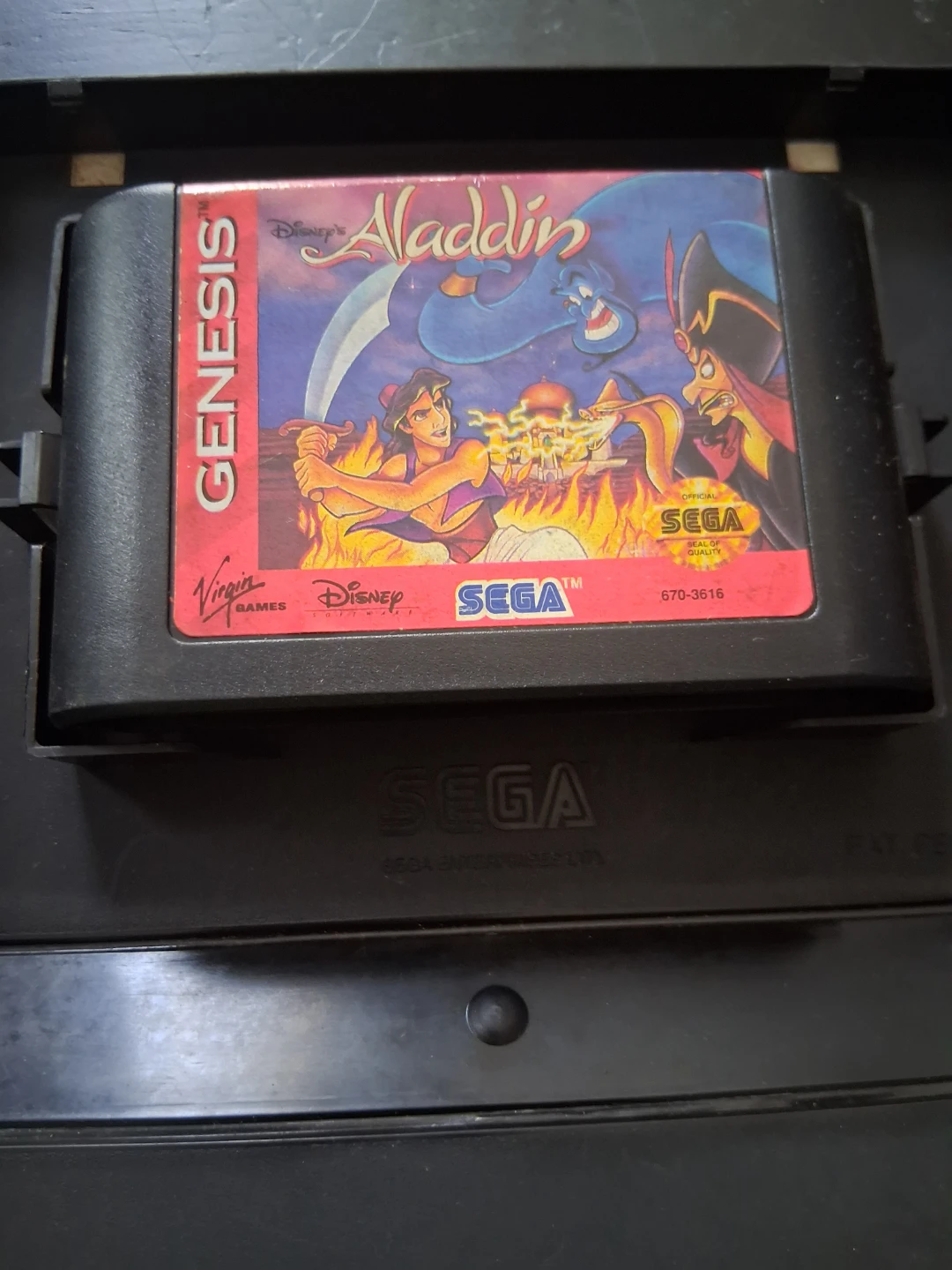 Sega Genesis Aladdin Video Game - photo 2
