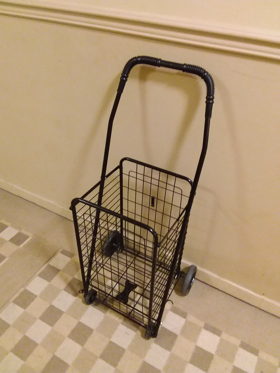🛍️ 🛒 ➡️ Large Size  4 🛞  Folding Shopping Cart  🛍️ 🛒