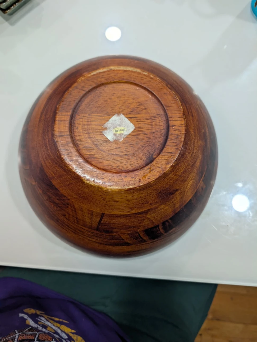 Wooden Serving Bowl - photo 3