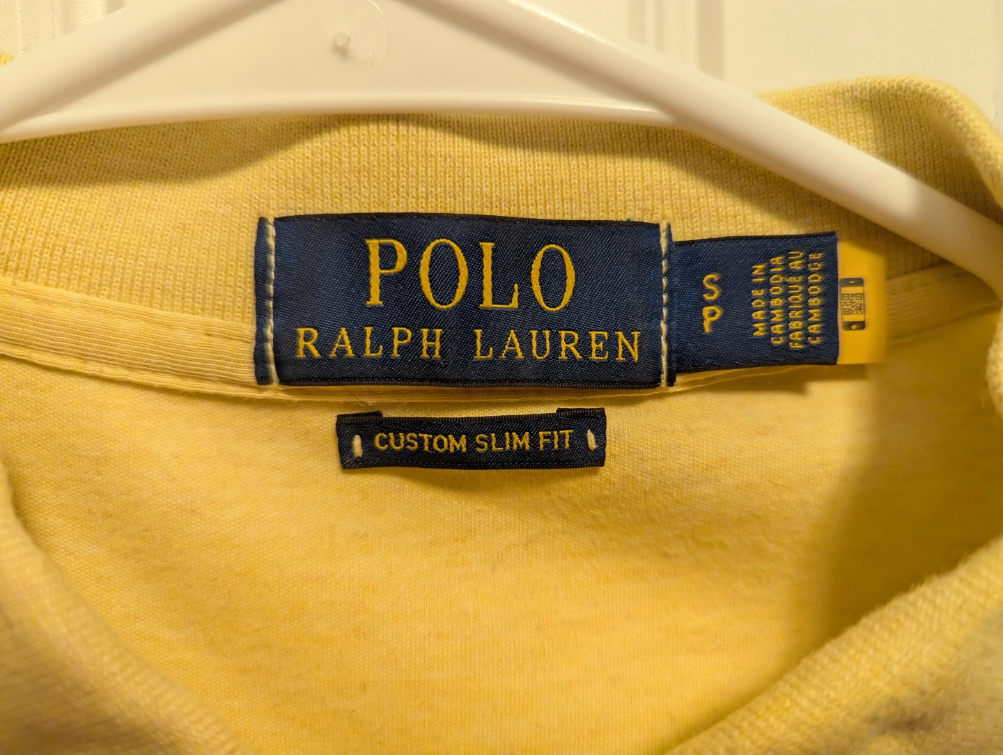 Polo Ralph Lauren Custom Slim Fit Yellow Polo Shirt - photo 2
