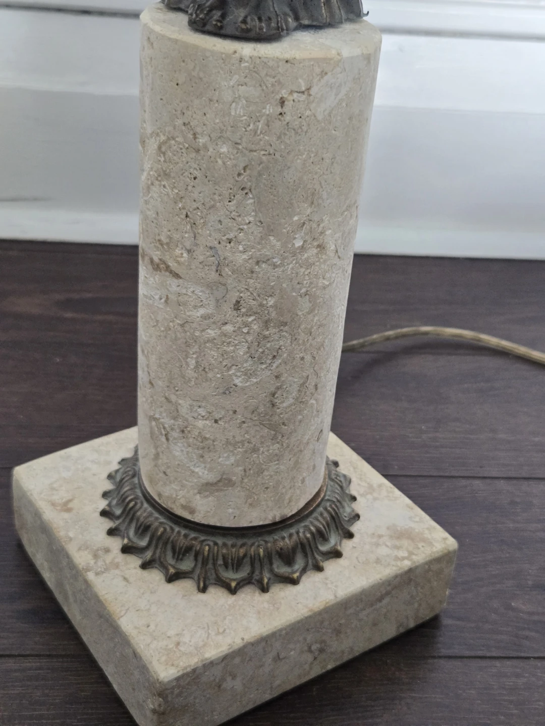 Vintage Figural Table Lamp with Marble Base ⚽ - photo 4