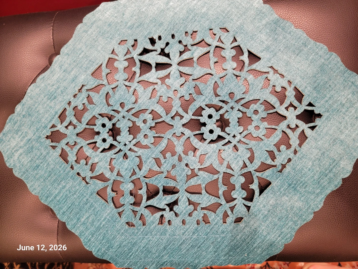 Teal Decorative Placemats (Set of 2) - photo 2