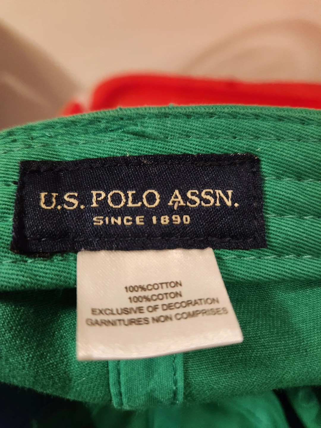 Green U.S. Polo Assn. Baseball Cap - photo 2
