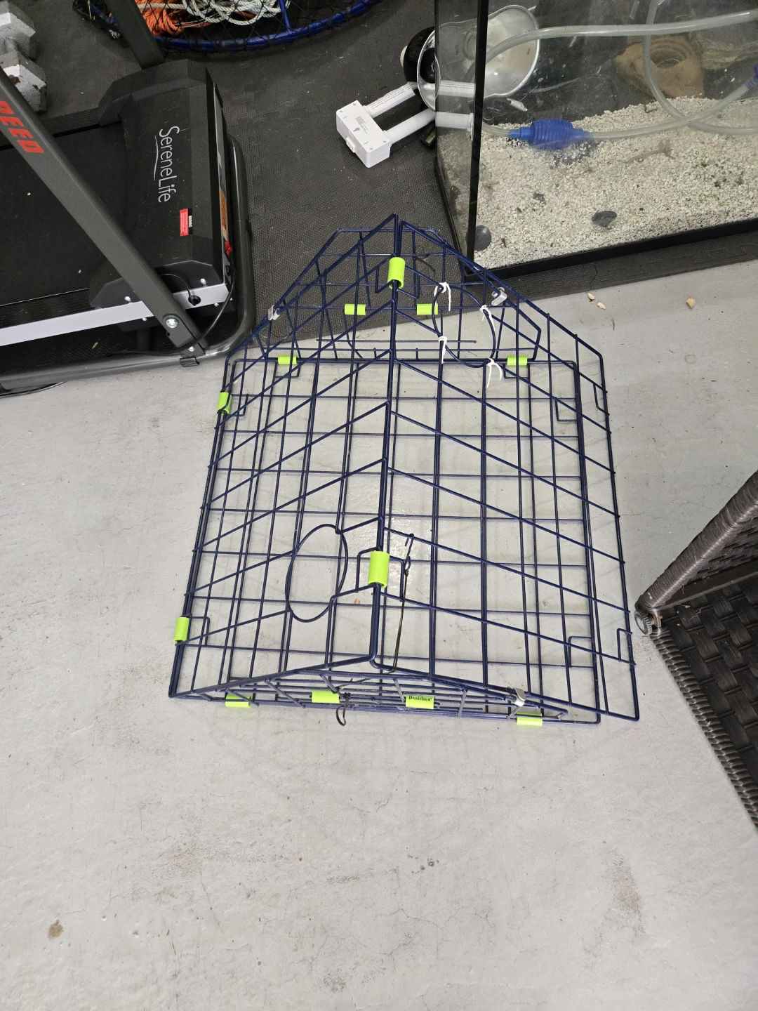 Blue Collapsible Crab Trap