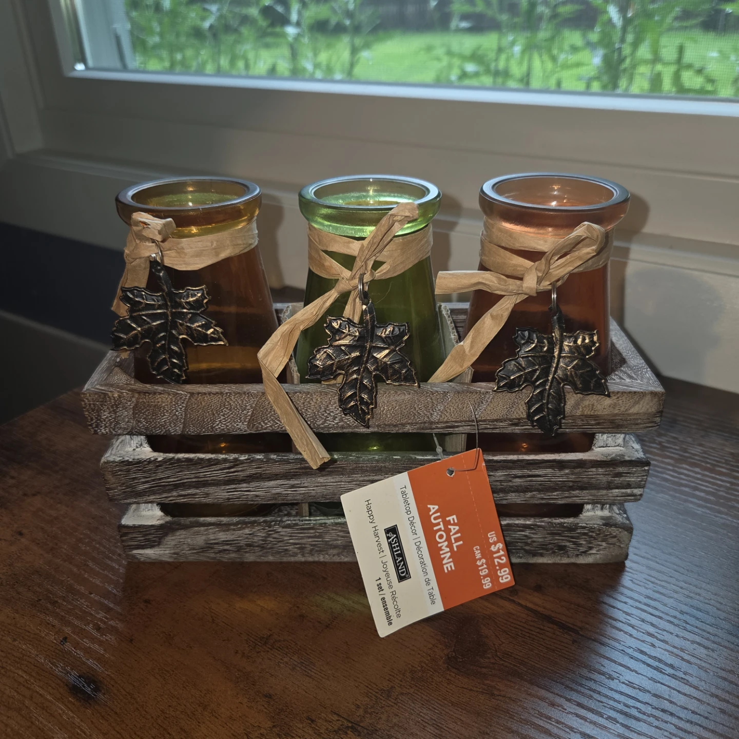 New Fall 3 Vase Decor - new w/tags