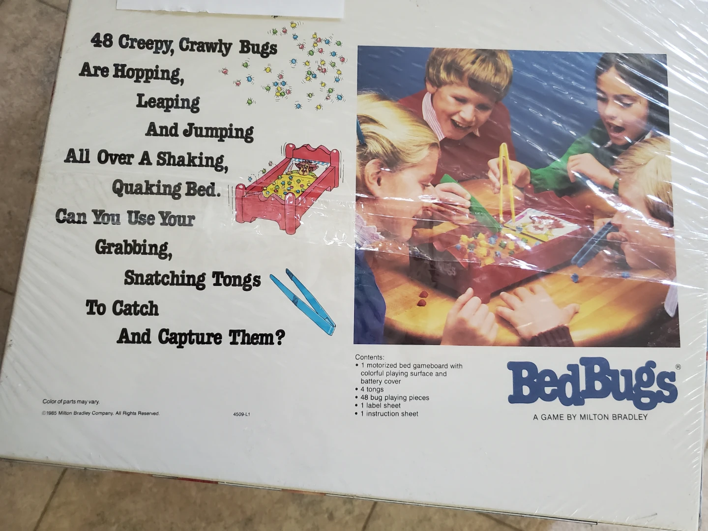Brand new unbox-Milton Bradley Bed Bugs Board Game - photo 3