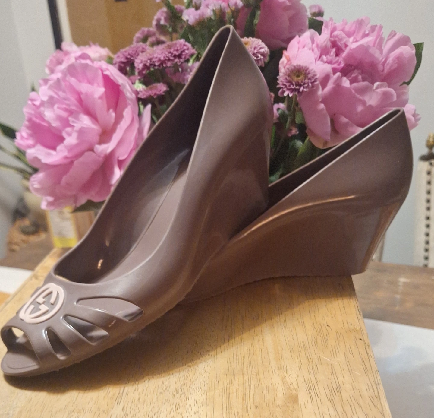 Real Gucci Jelly Wedges - photo 2