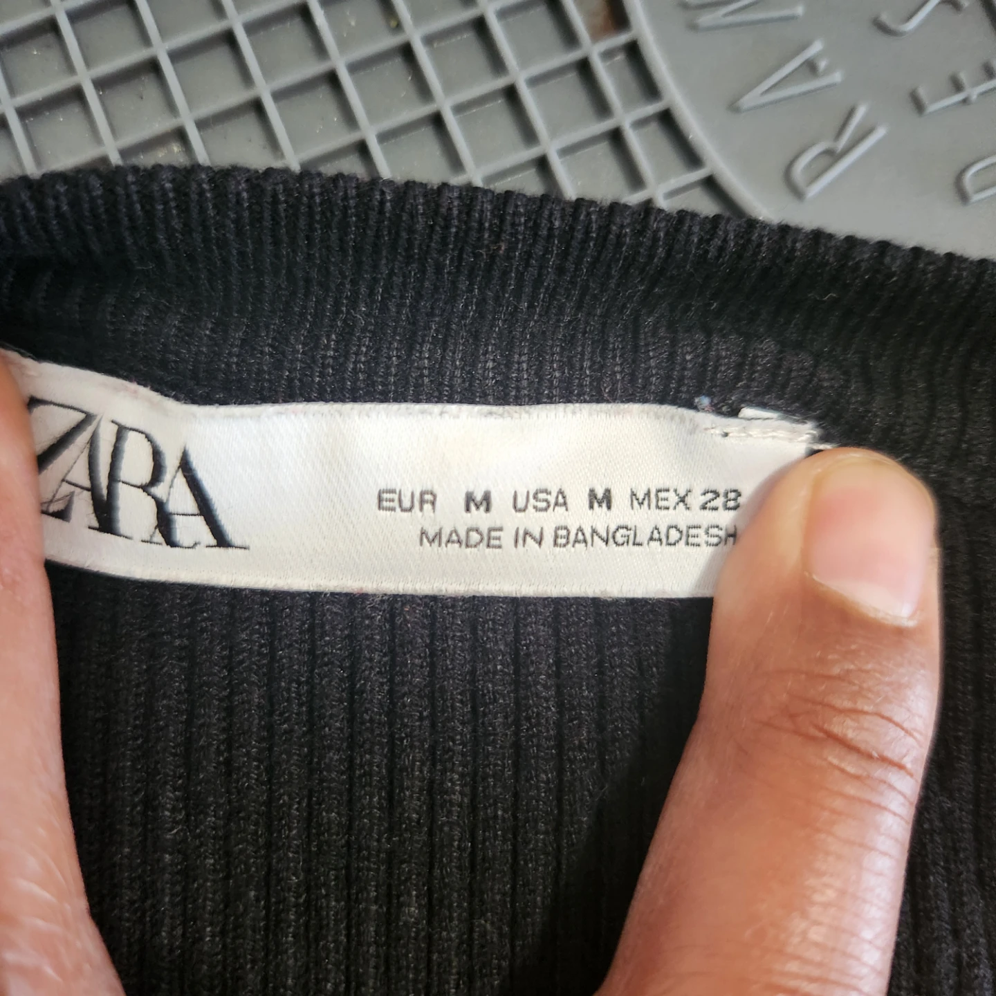 ZARA Black Ribbed Cardigan (Kids) - photo 2