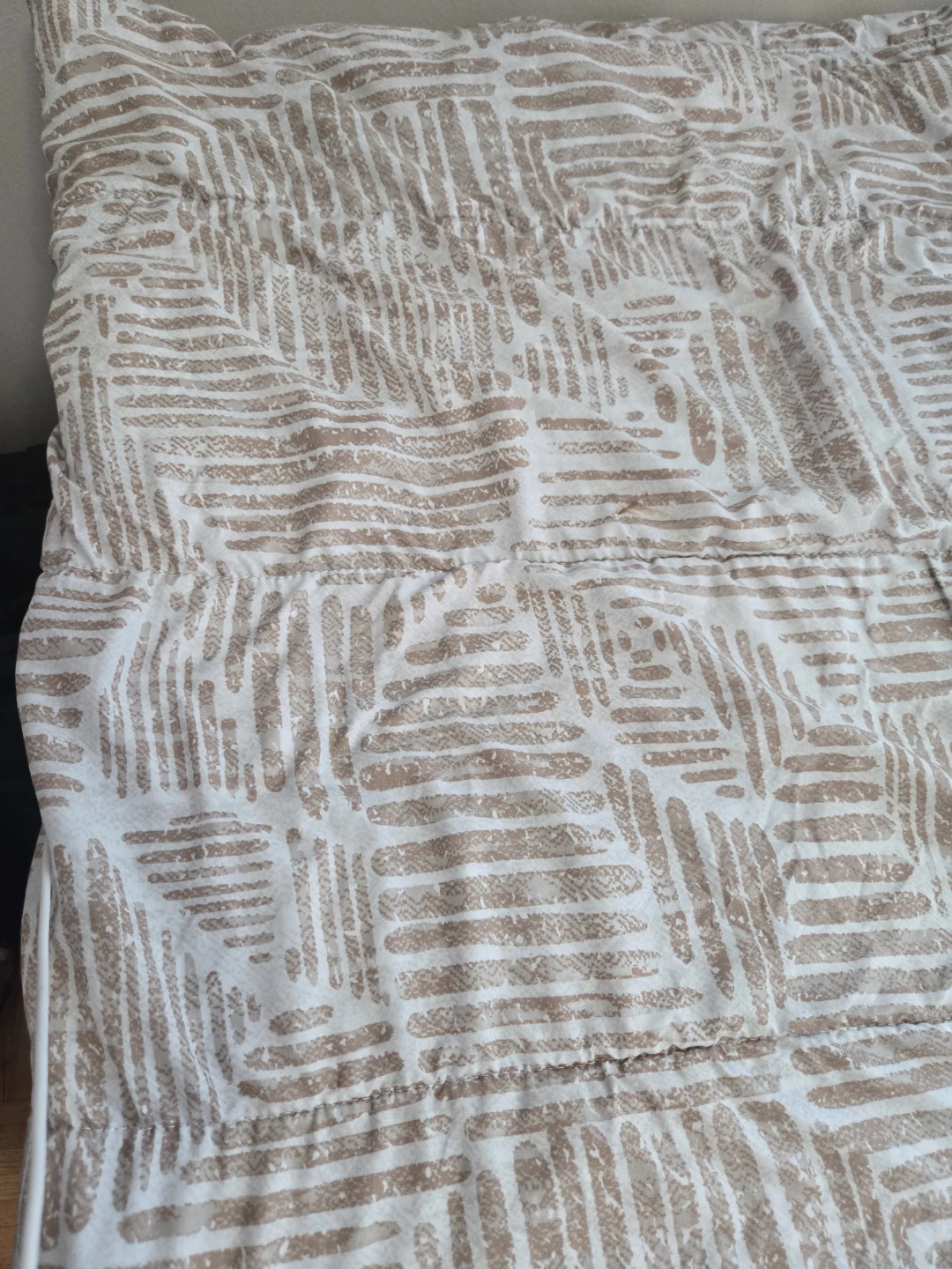Duvet Cover with Geometric Pattern