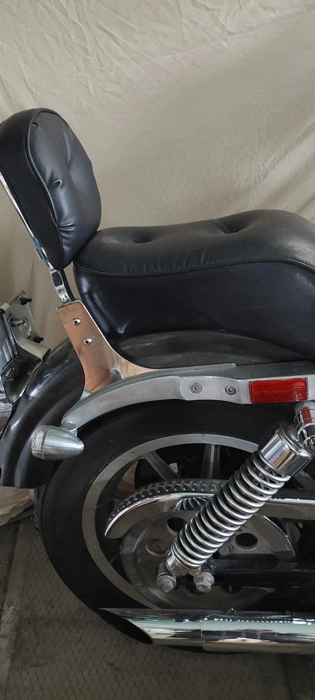 Motorcycle with custom flames - photo 2