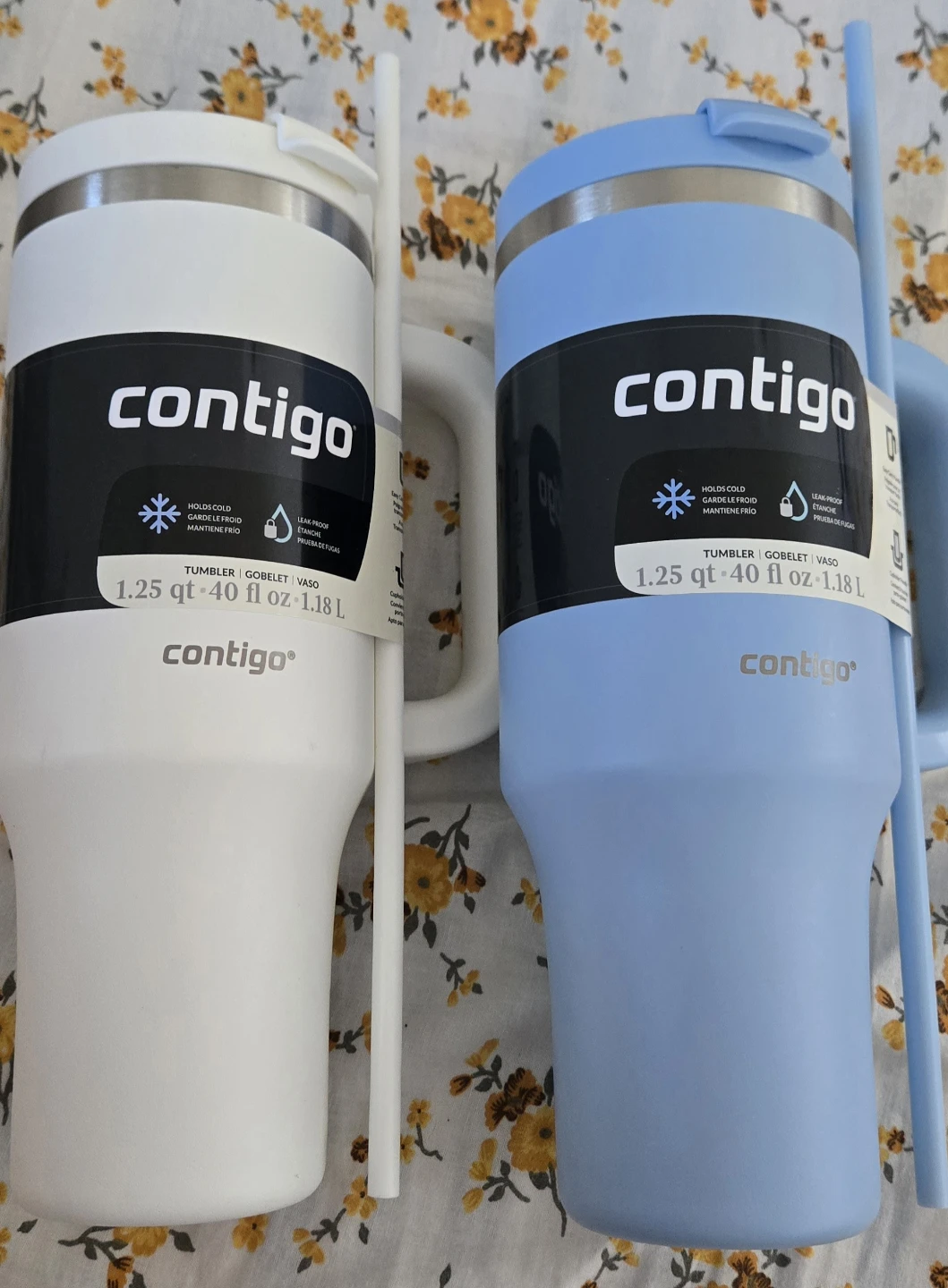 Contigo 40oz Insulated Tumblers with Straw - photo 2