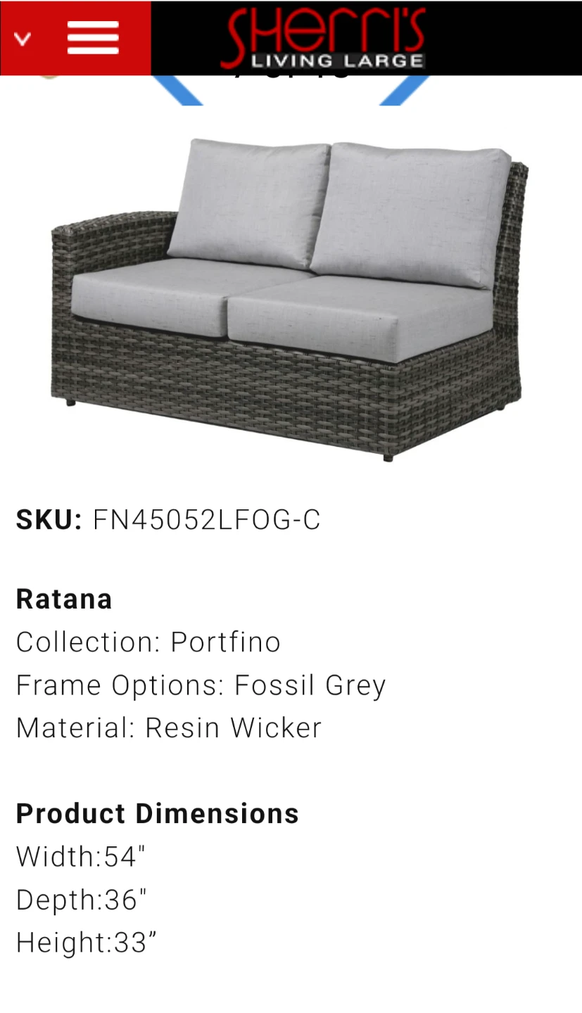 Premium 4pc Ratana Portfino Modular Patio Sectional - photo 5