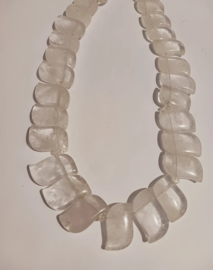Sterling Silver 925 Rock Crystal Statement Necklace
