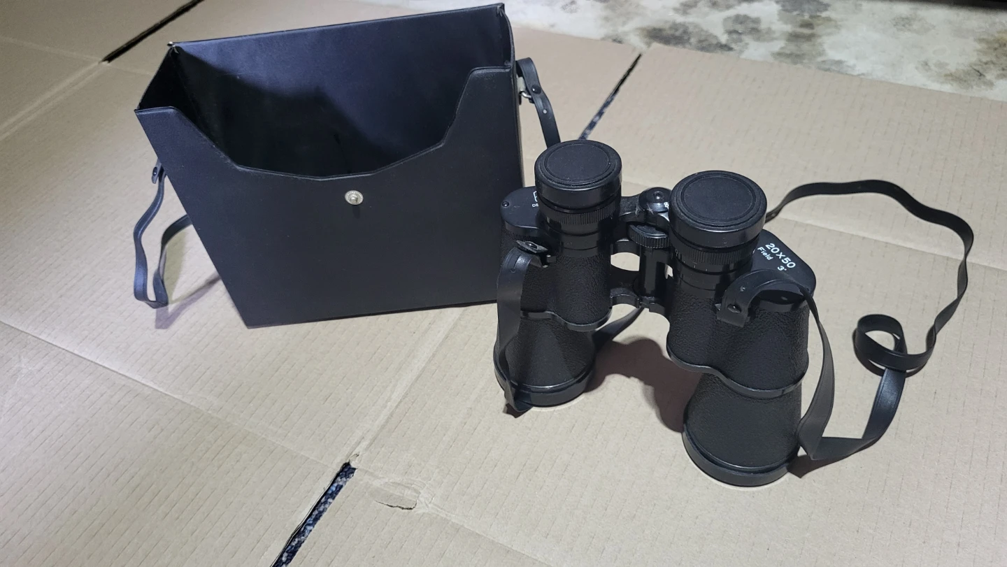 Mark Scheffelt De Luxe Optics 20x50 Binoculars with Case - photo 4