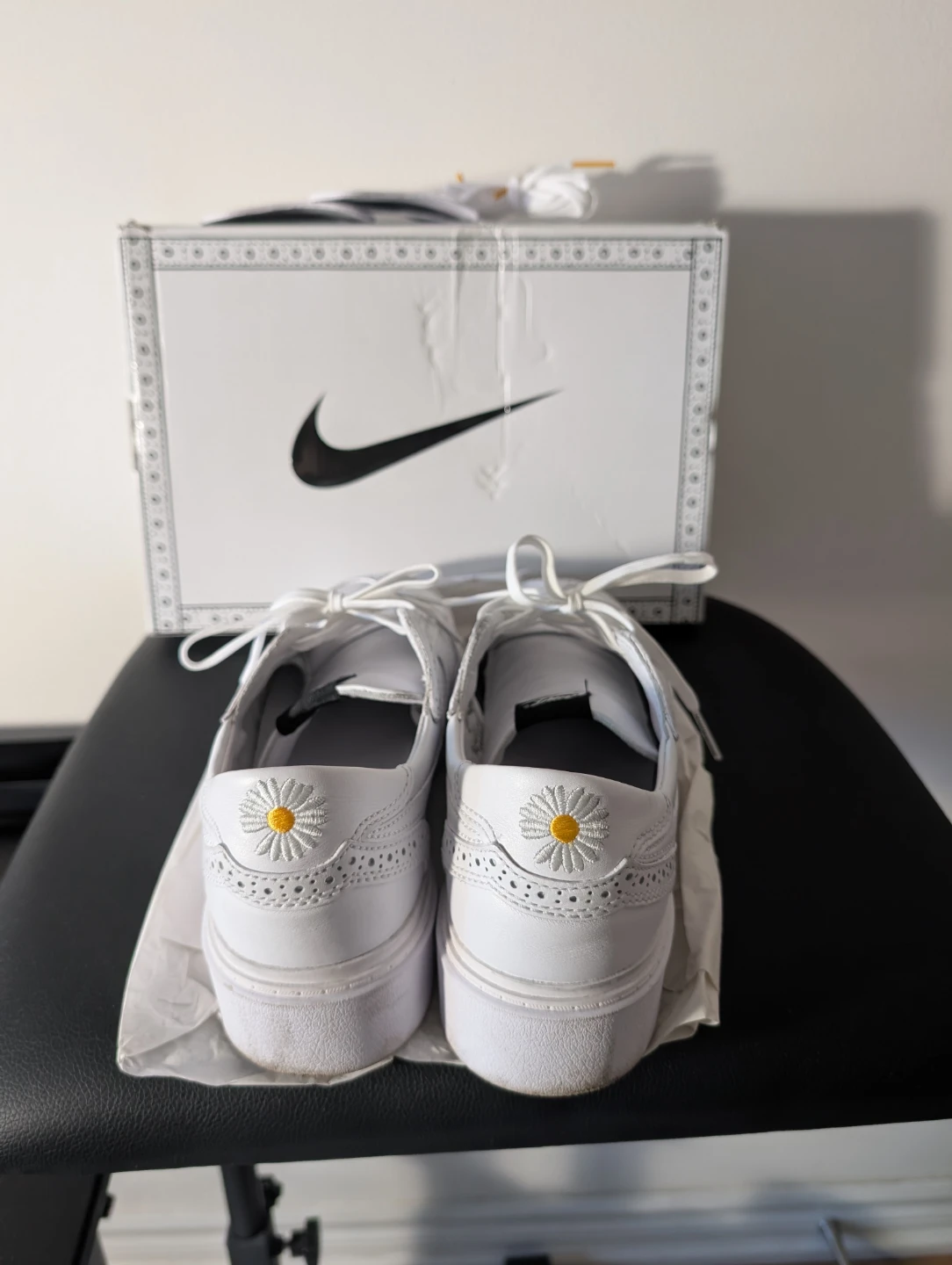 Nike x PEACEMINUSONE Kwondo 1 White Sneakers - photo 3