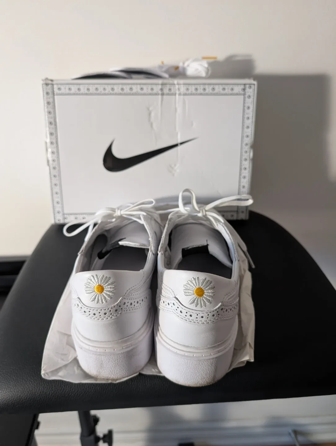 Nike x PEACEMINUSONE Kwondo 1 White Sneakers - photo 3